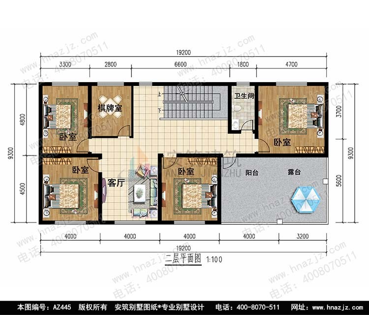 欧式三层别墅设计图平面图