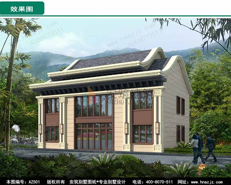 新中式带现代风格的房子怎么建 住宅在线