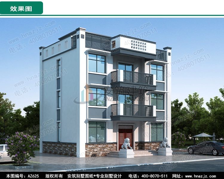 四层自建房子设计大全 - 住宅在线