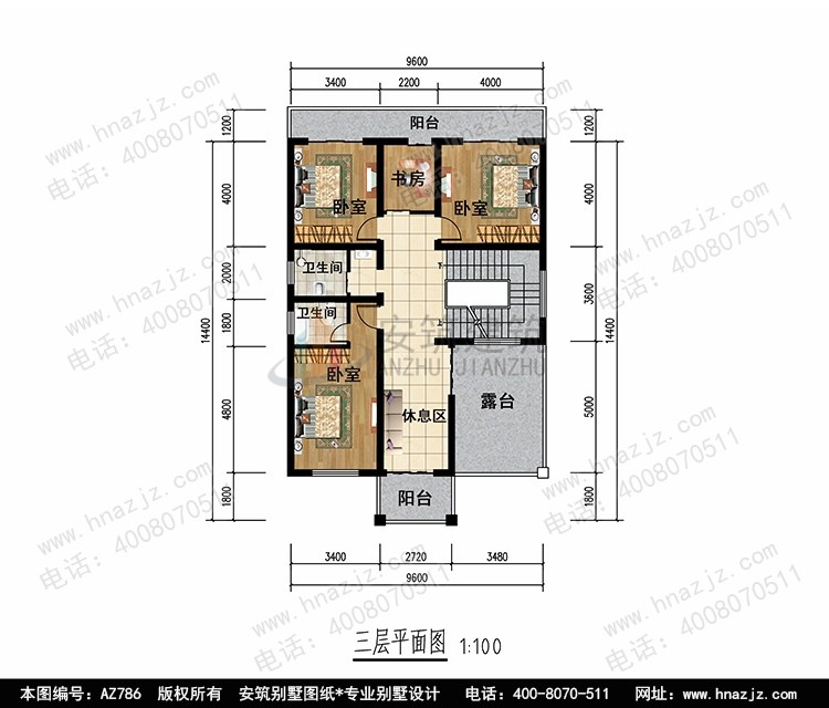 三层欧式农村自建房设计图