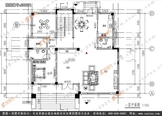 欧式四层别墅设计图平面图