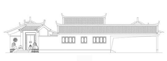 中式一层别墅设计图施工图