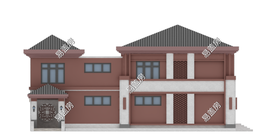 中式二层别墅设计图施工图