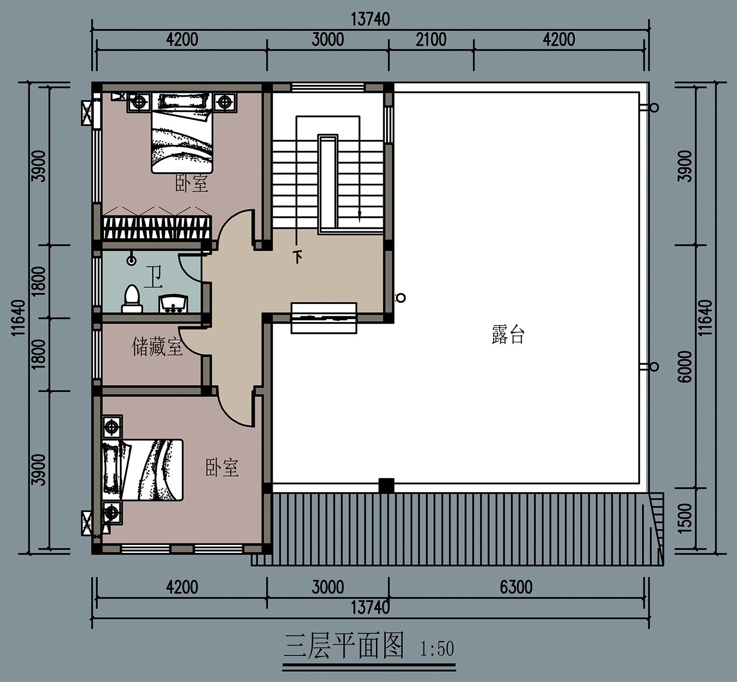 住房图纸设计图纸三层图片