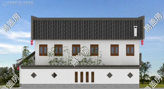中式二层别墅设计图施工图
