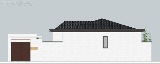 新中式一层别墅设计图施工图