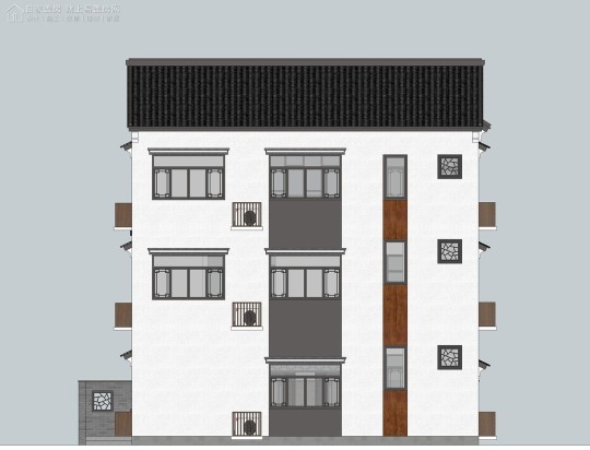 中式三层别墅设计图施工图