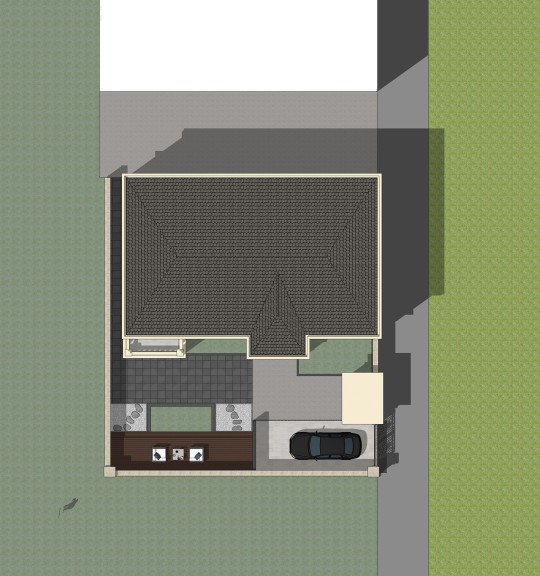 欧式二层别墅设计图"