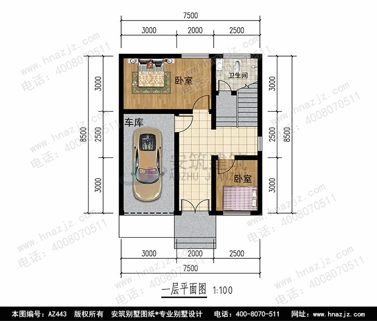 歐式三層別墅設計圖平面圖