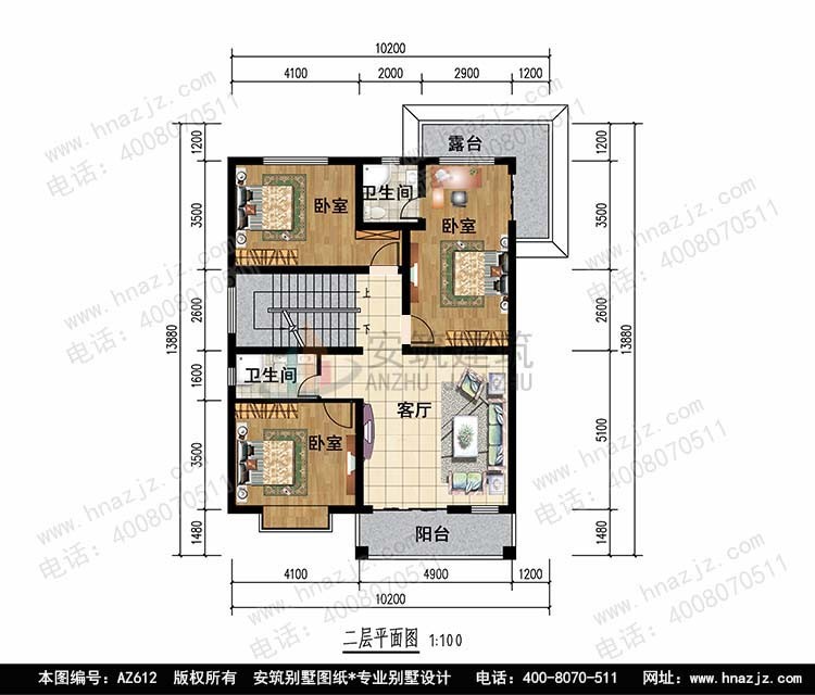 房子長10米寬十一米三怎麼設計圖案 - 鄉村住宅在線