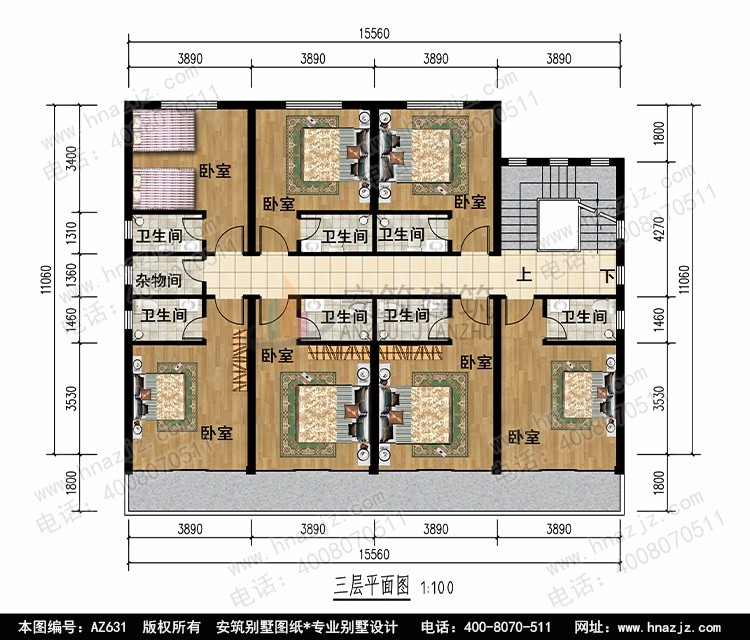 民宿三层平面图图片