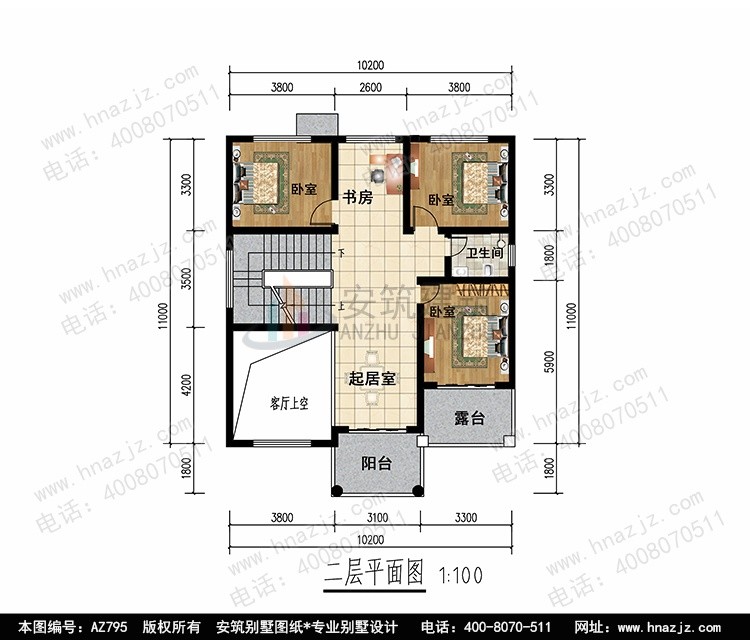 歐式二層別墅設計圖平面圖