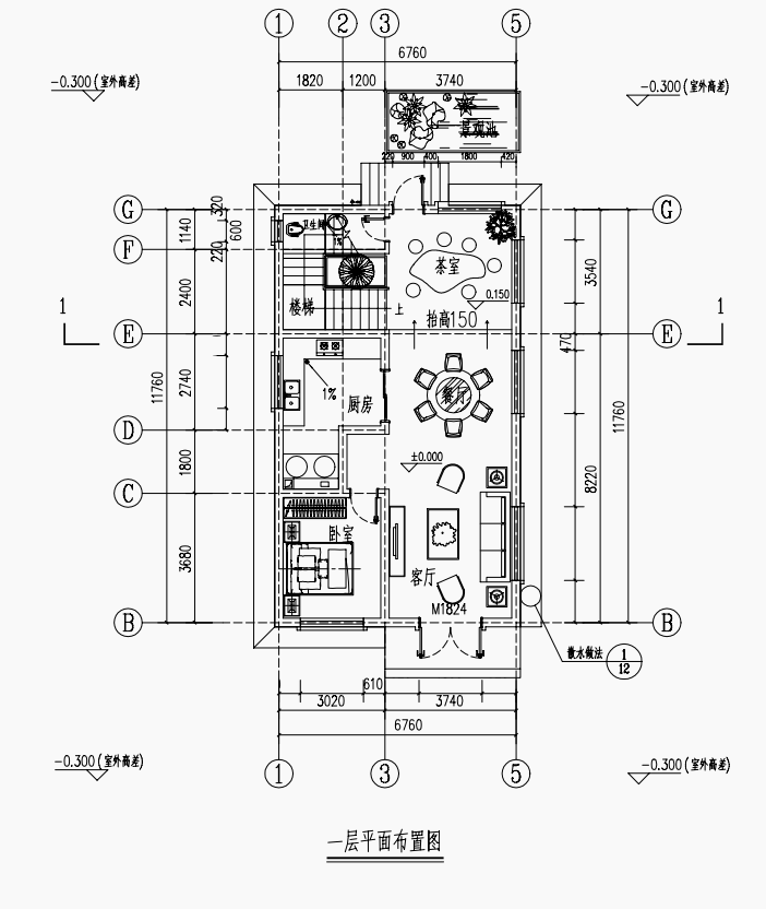 7米x9米三层建设图纸图片