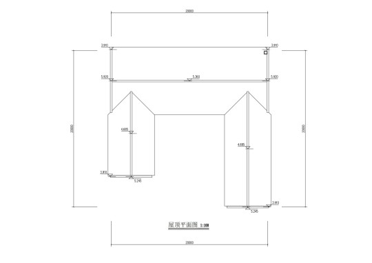 中式一层别墅设计图平面图