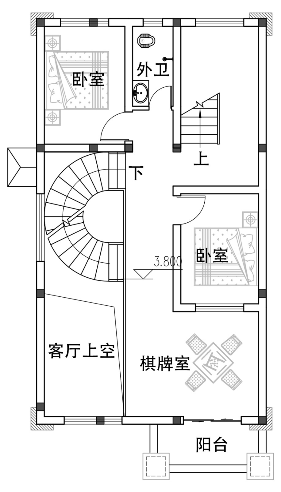 14米x7米的房子设计图图片
