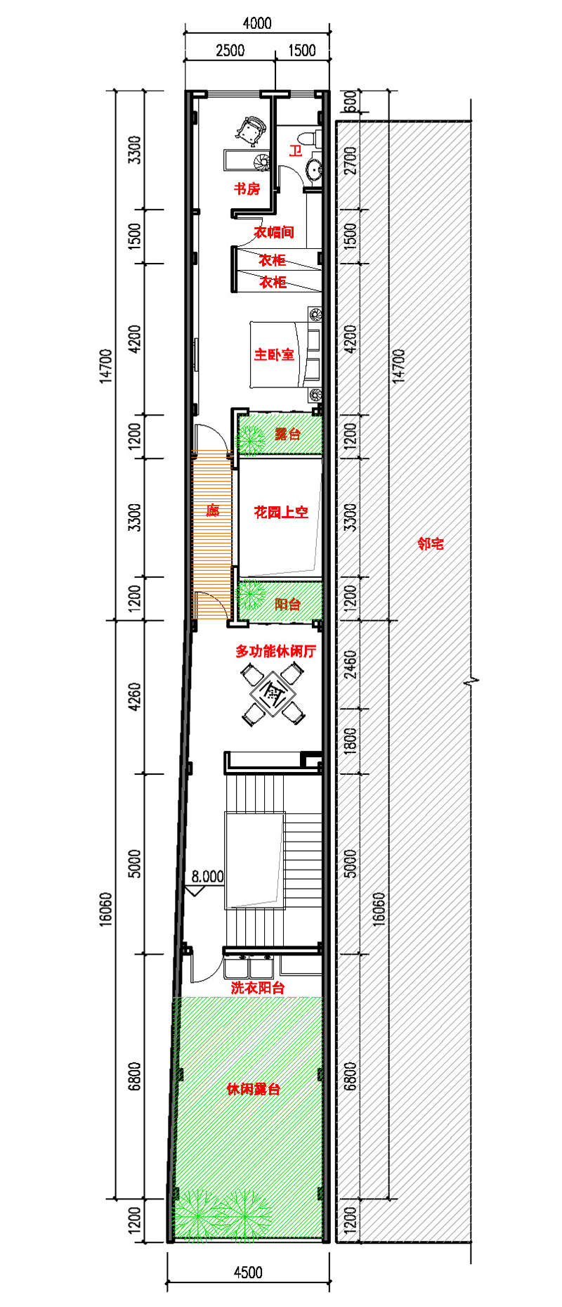 4.5米宽房子设计图片