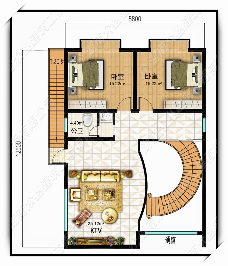 108平方别墅户型图图片