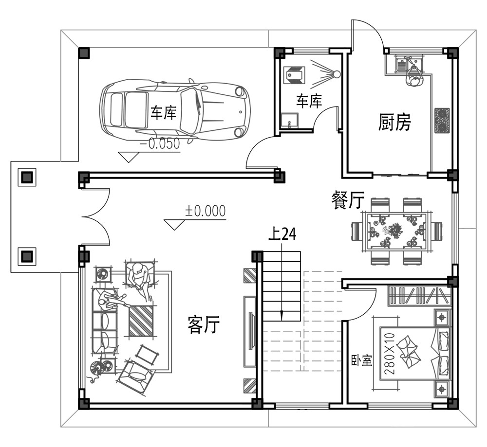 10x12房屋平面图图片