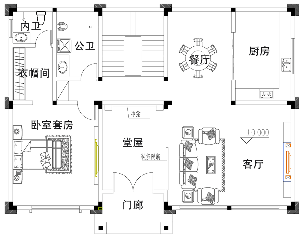 16米乘14米房屋设计图图片