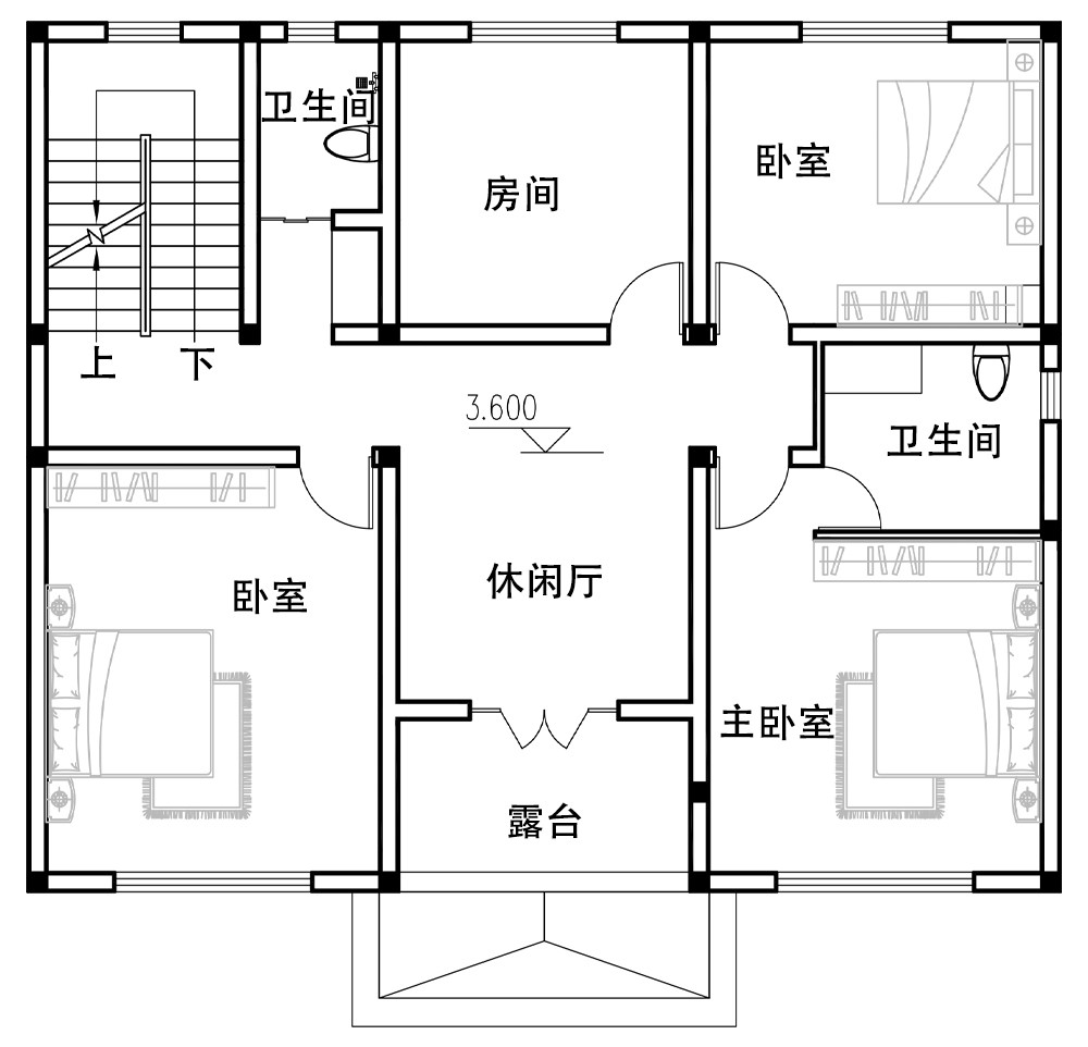 新中式三层别墅设计图平面图