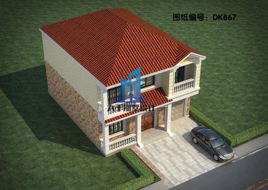 欧式二层别墅设计图效果图