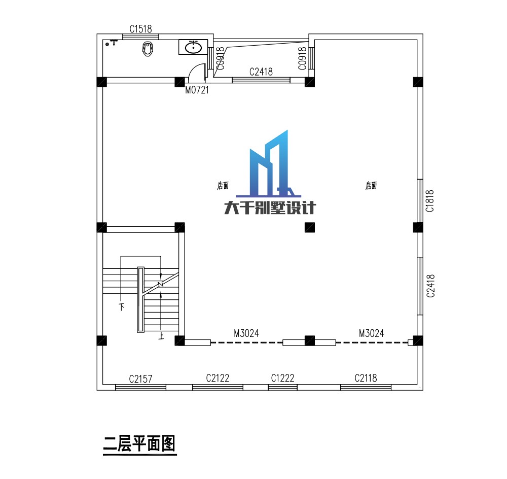 四层商住一体房设计图图片