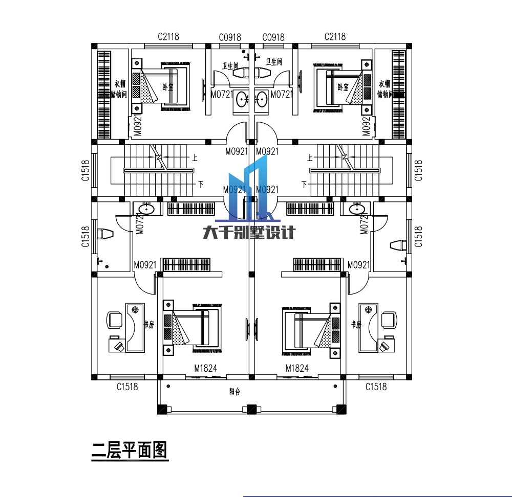 欧式三层别墅设计图平面图