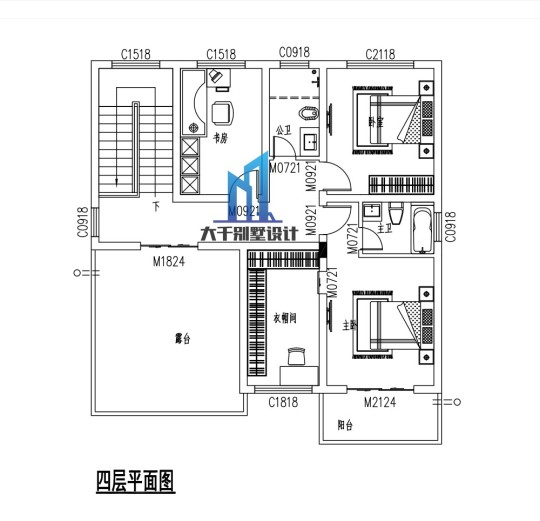新中式四层别墅设计图平面图