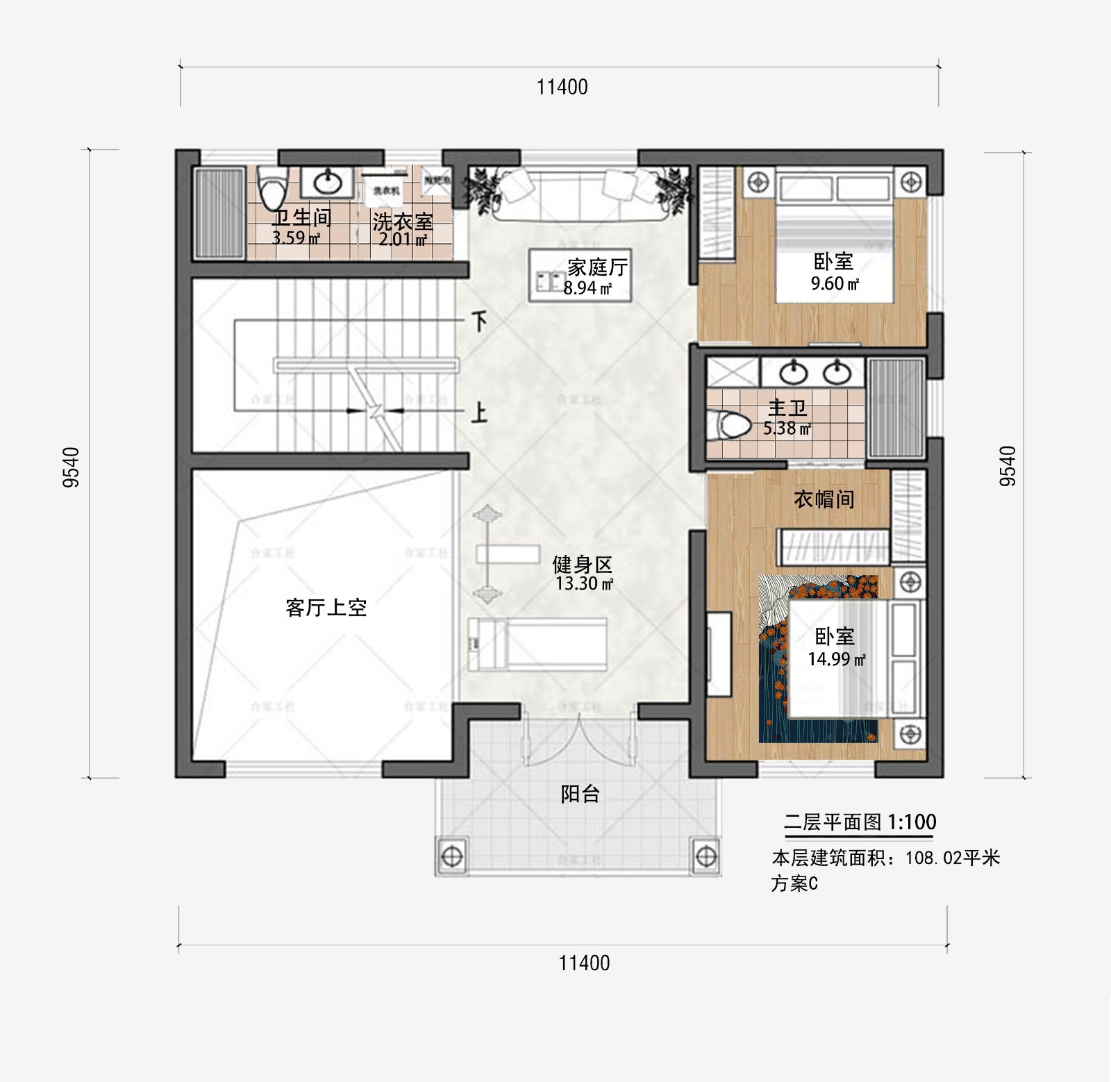 新中式三层别墅设计图平面图