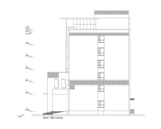 新中式五层以上别墅设计图施工图