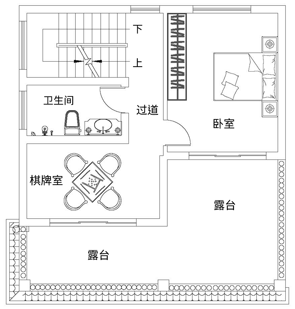 7米,三層簡歐風格別墅-全套設計圖紙 - 住宅在線