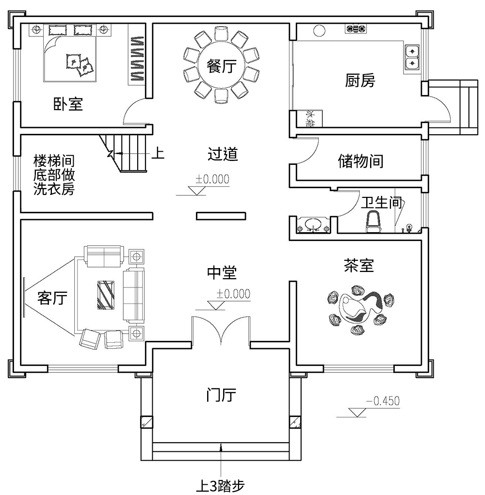 别墅内部设计平面图图片