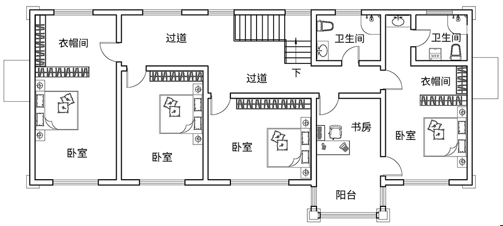 20x8米房屋设计平面图图片