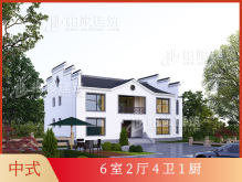 漂亮的中式民宿别墅设计图纸 造价25万