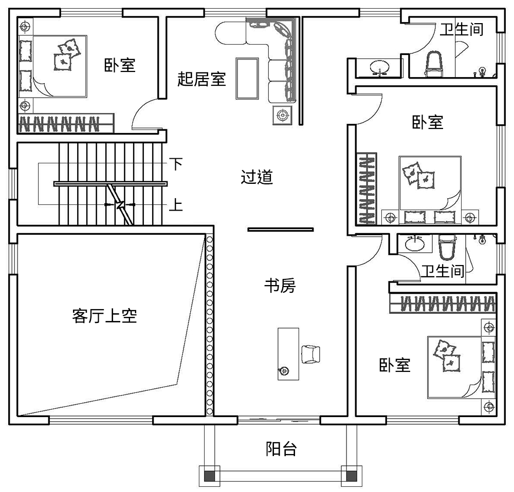 8米,三层一栋两户欧式别墅 全套设计图纸 