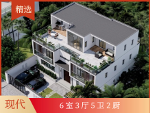【远心2020】15X10m占地150平三层7卧室全套施工图纸