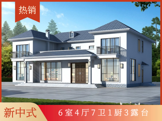 中式风格-C3 -全套别墅设计图纸