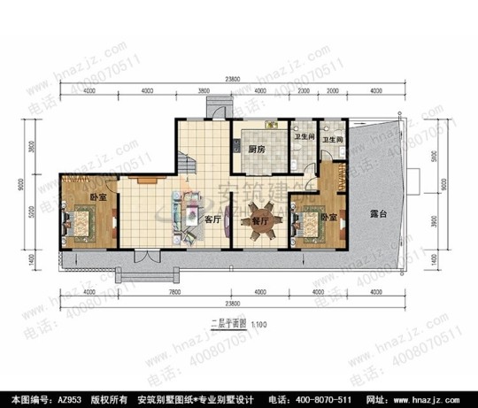 现代三层别墅设计图平面图