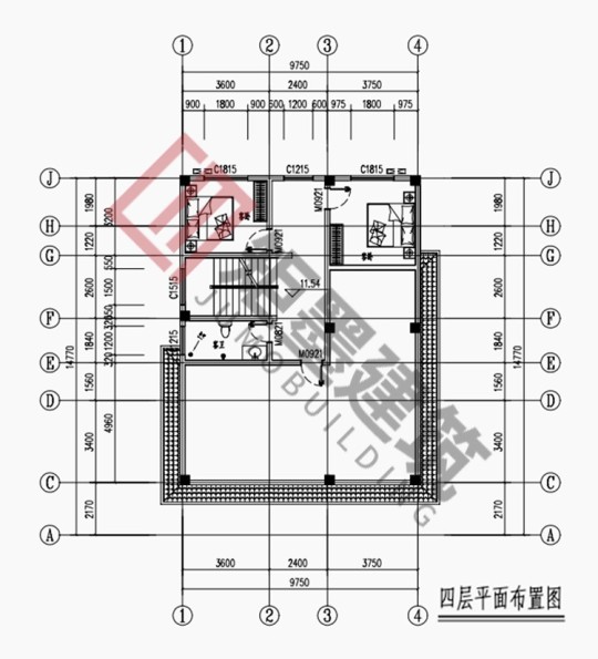 新中式四层别墅设计图平面图