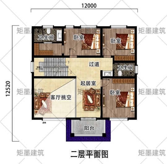 新中式三层别墅设计图平面图