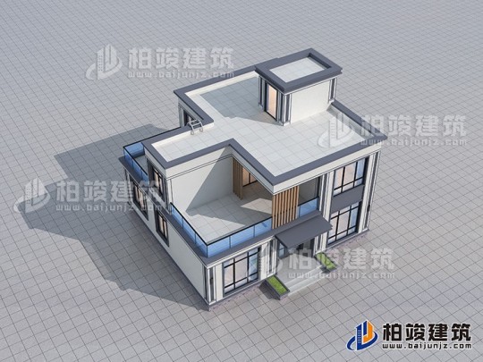 现代二层别墅设计图效果图