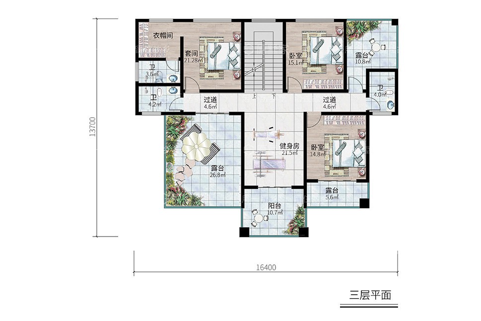 J2-新中式三層復式別墅
